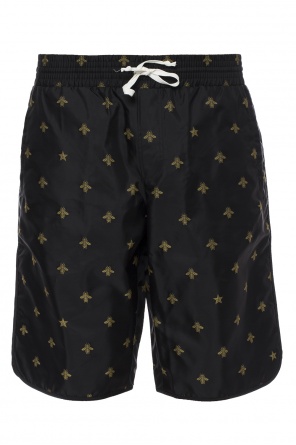 Bee motif swimming shorts, zdjęcie 1 Bee motif swimming shorts od Gucci